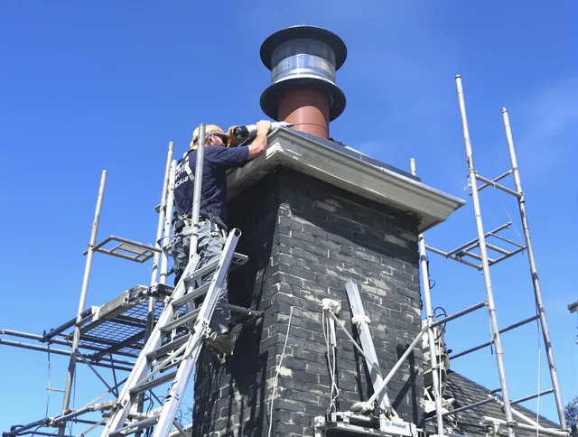 Sturdy chimney crown finished by North Reading Chimney Sweep in North Reading, MA