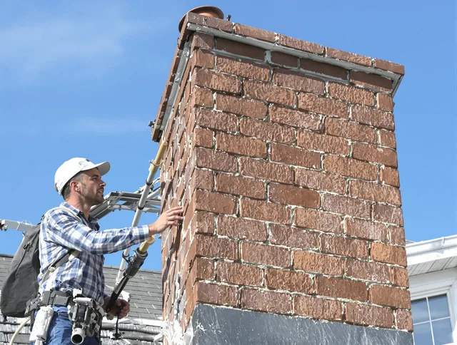 Brickwork for a chimney rebuild by North Reading Chimney Sweep in North Reading, MA