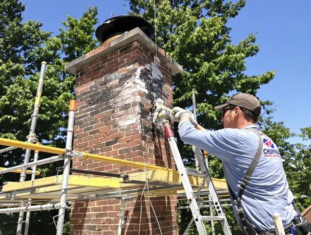Structural chimney repair by North Reading Chimney Sweep in North Reading, MA