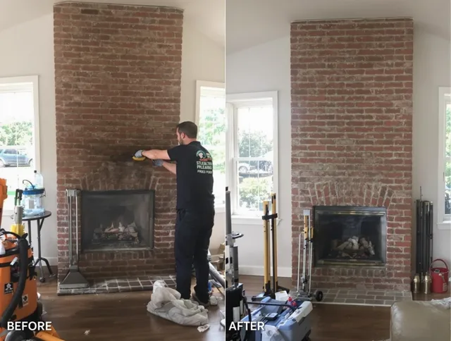 Finished chimney sweeping service by North Reading Chimney Sweep in North Reading, MA
