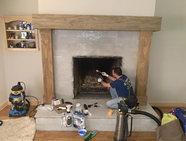 Detailed creosote removal process by North Reading Chimney Sweep in North Reading, MA